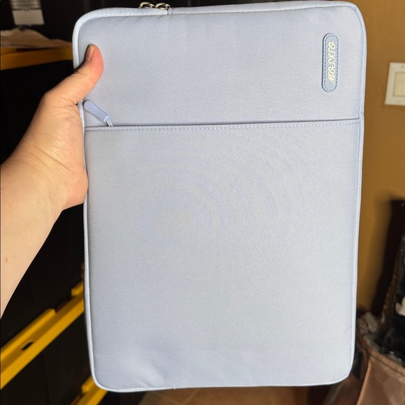 NWOT MOSISO Laptop Case 16 inch, 15-15.6 inch Laptop Sleeve Pastel Blue - Picture 2 of 8